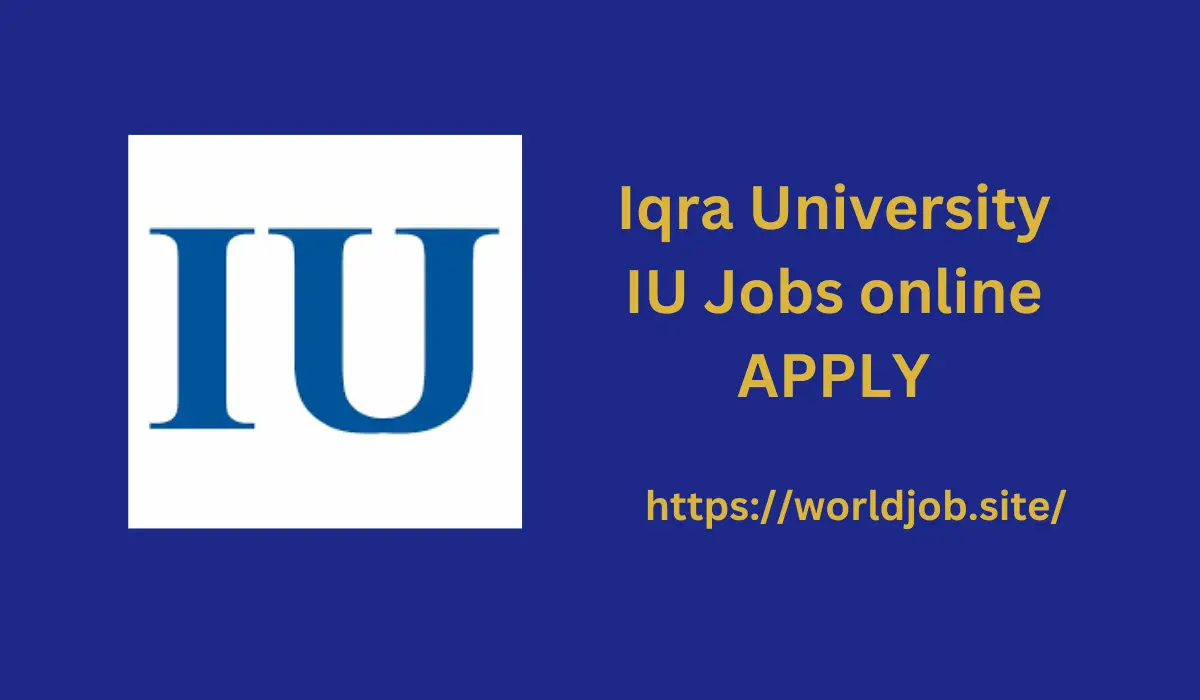 Iqra University IU Jobs