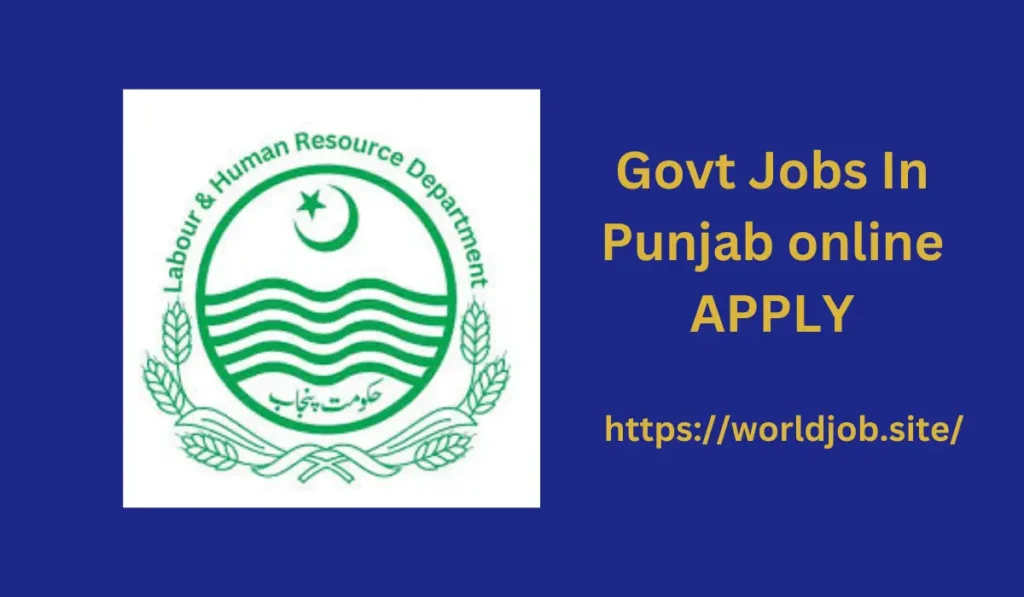 Govt Jobs In Punjab